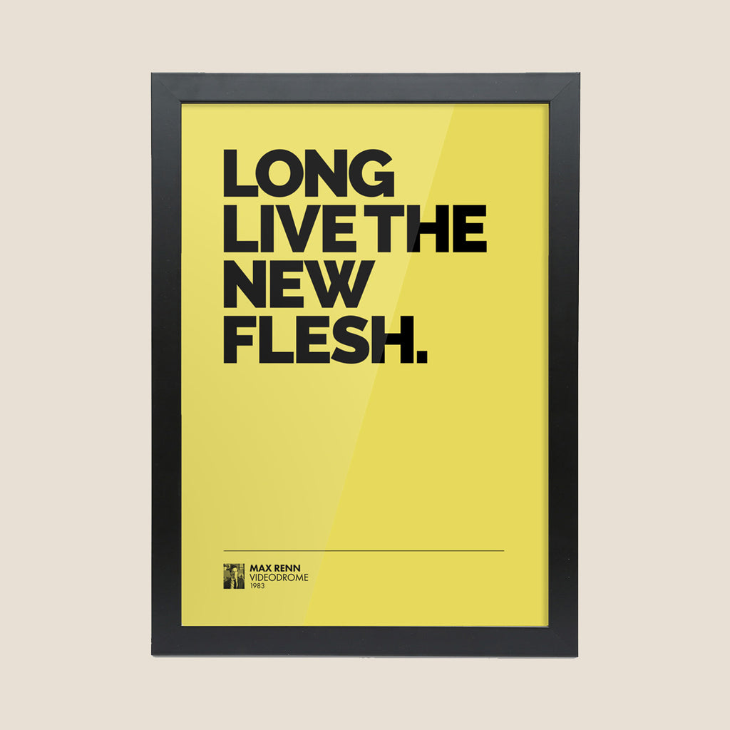 Long Live The New Flesh - A2 Framed Print